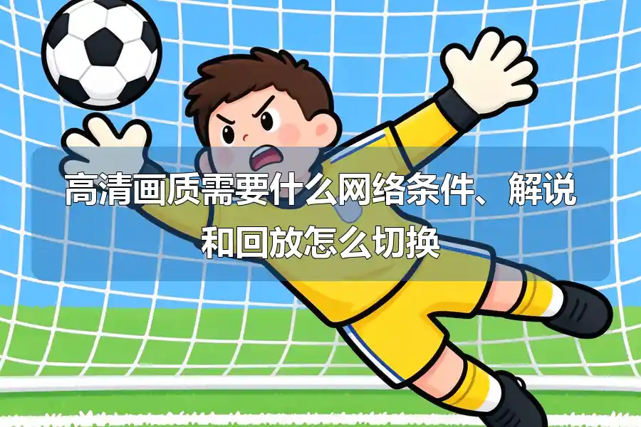 高清画质需要什么网络条件、解说和回放怎么切换
